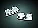 Chrome Spark Plug/Head Bolt Covers for Motorcycles (8323)