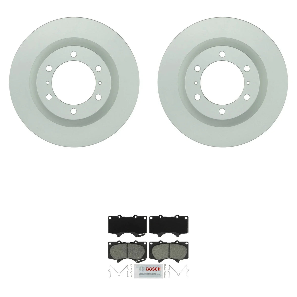 Bosch Front Quietcast Rotors & SD Ceramic Disc Brake Pad Kit for Lexus GX460 (2010–2023)