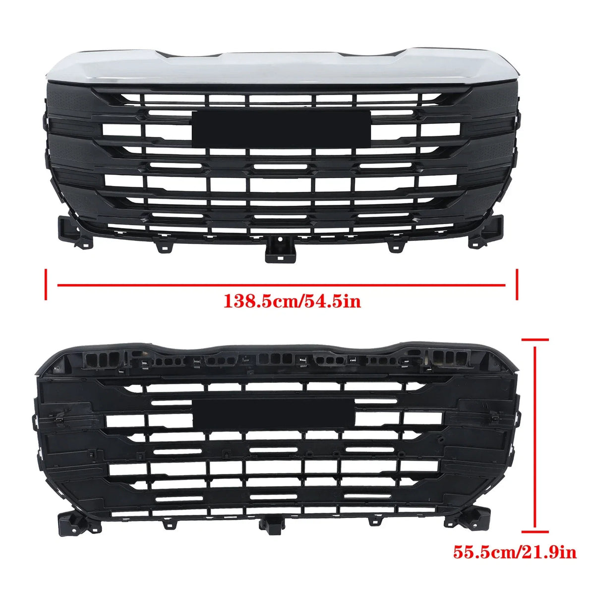 Front Upper Bumper Grille for GMC Sierra 1500 (2022–2024) Pro 84878062