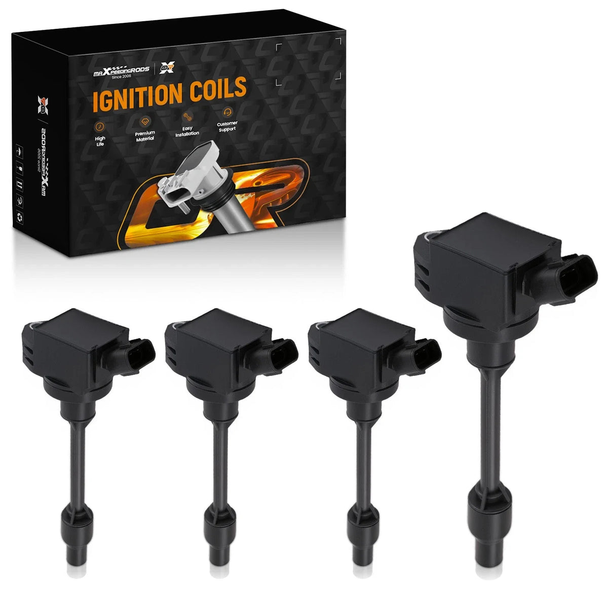 Ignition Coil Pack Set for Toyota Corolla Camry 2018–2021 2.5L (90919C2009–UF848)