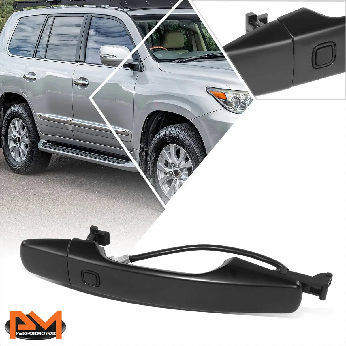 Rear Left Exterior Outer Door Handle for LX570/Land Cruiser (2008–2015)