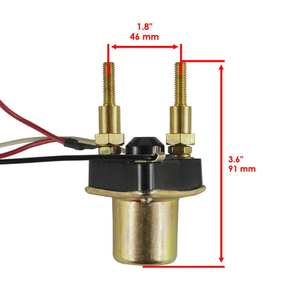 2X Starter Solenoid Relays for Kawasaki JS550 JS440 (1982–1991) RE128+RE128-MA