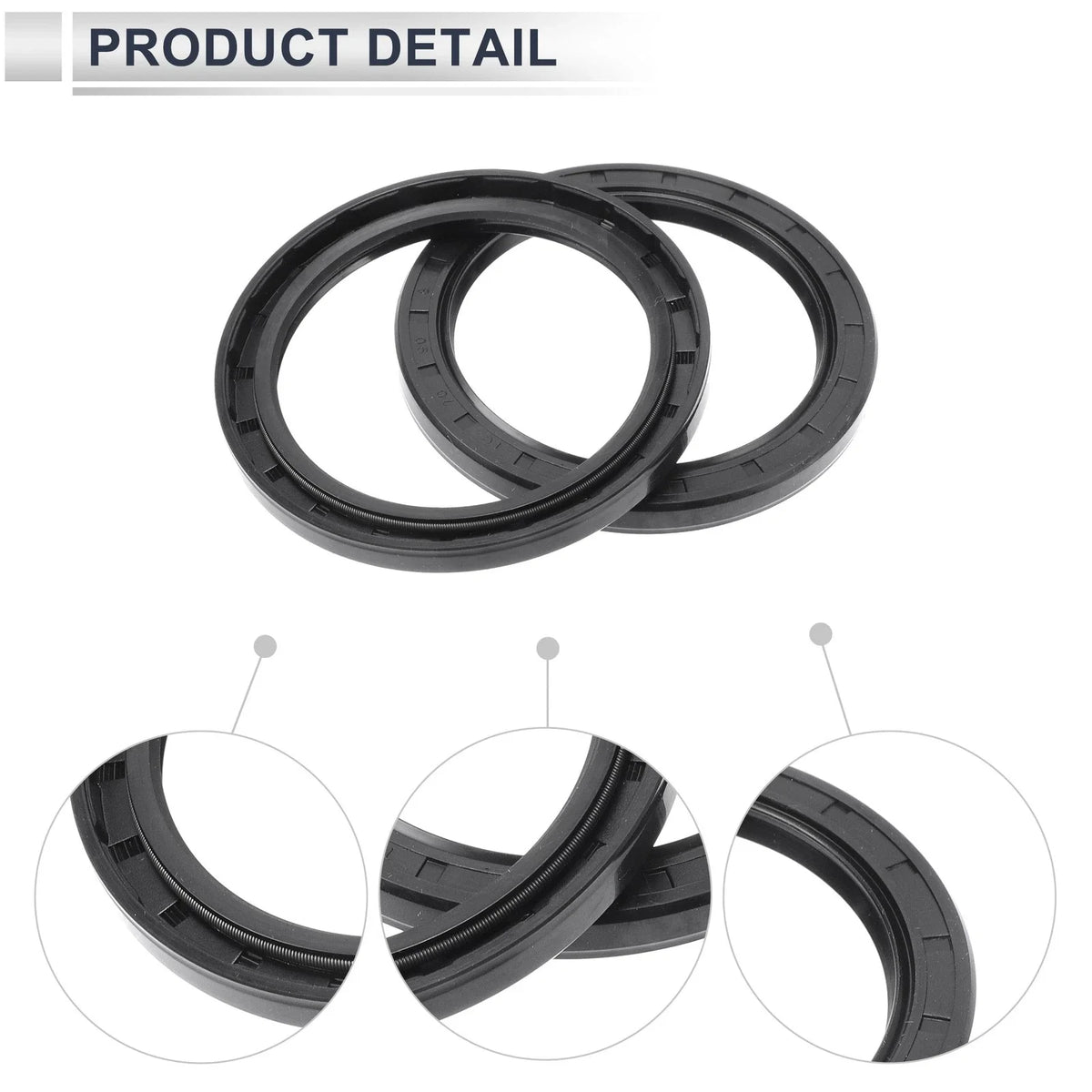 Set of 5 Oil Seal Rotary Shaft Seal for Various Models (70x90x8mm)