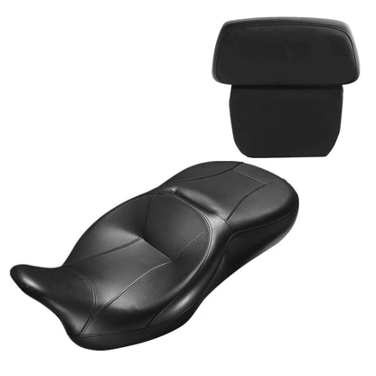 Rider & Passenger Seat Backrest Pad for Harley Electra Glide (2014–2023)