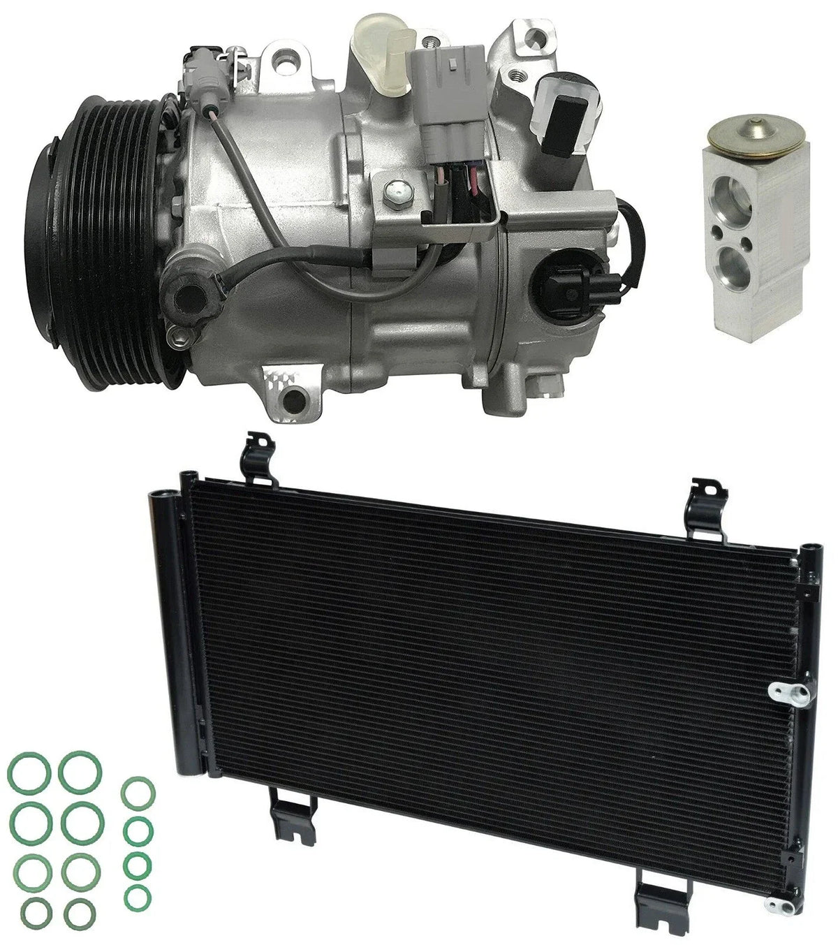 AC Compressor Kit with Condenser for Lexus IS250 2.5L (2009–2015)