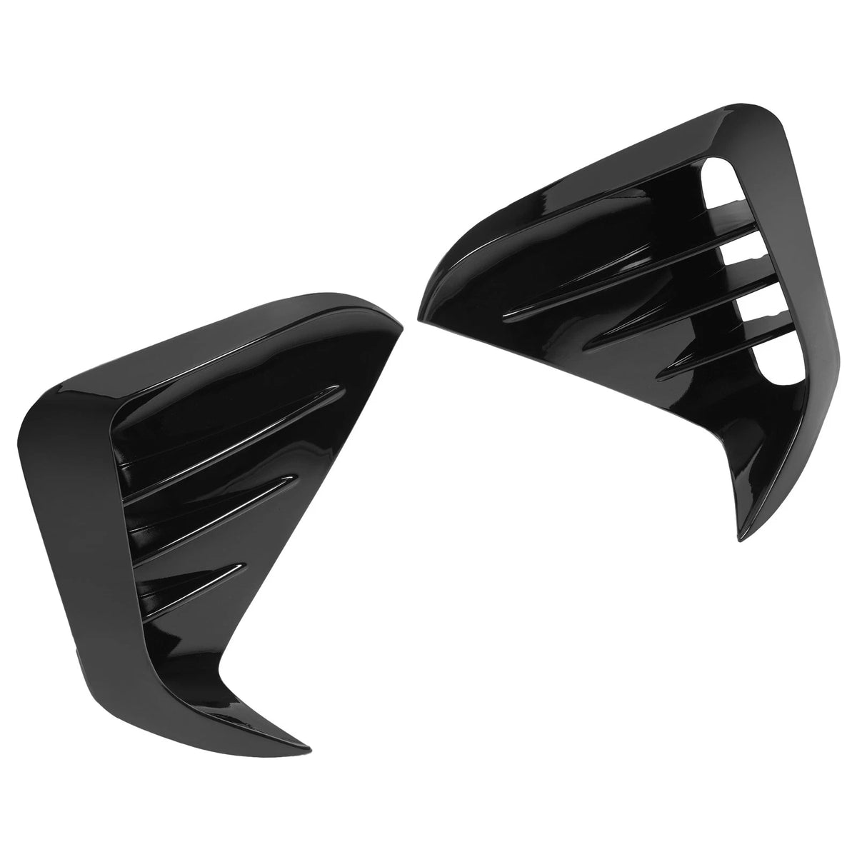 2-Piece Gloss Black Front Bumper Vent for KIA Stinger (2017–2023) CON-A000501