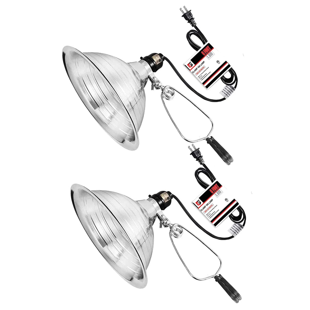 EP Clamp Lamp Light with Detachable 8.5 Inch Reflector for Automotive