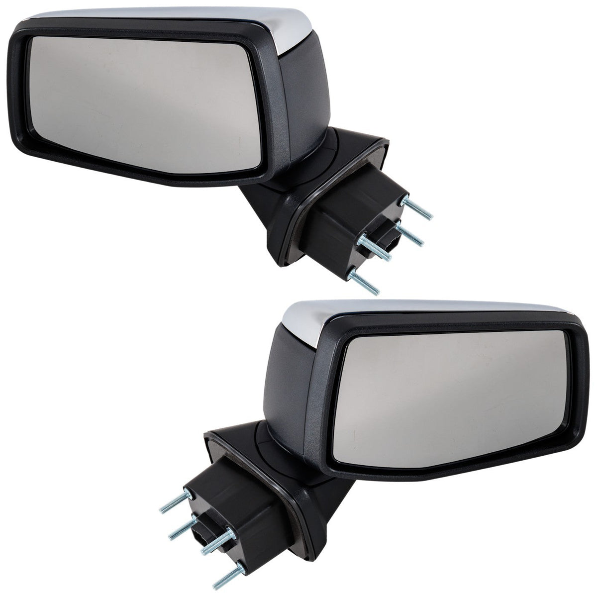 Set of 2 Chrome Mirrors for GMC Sierra 1500 (2019–2023) Power Heated Folding