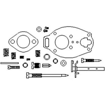 Complete Carburetor Kit for Allis Chalmers WC WD WF A B Super A (No Years)