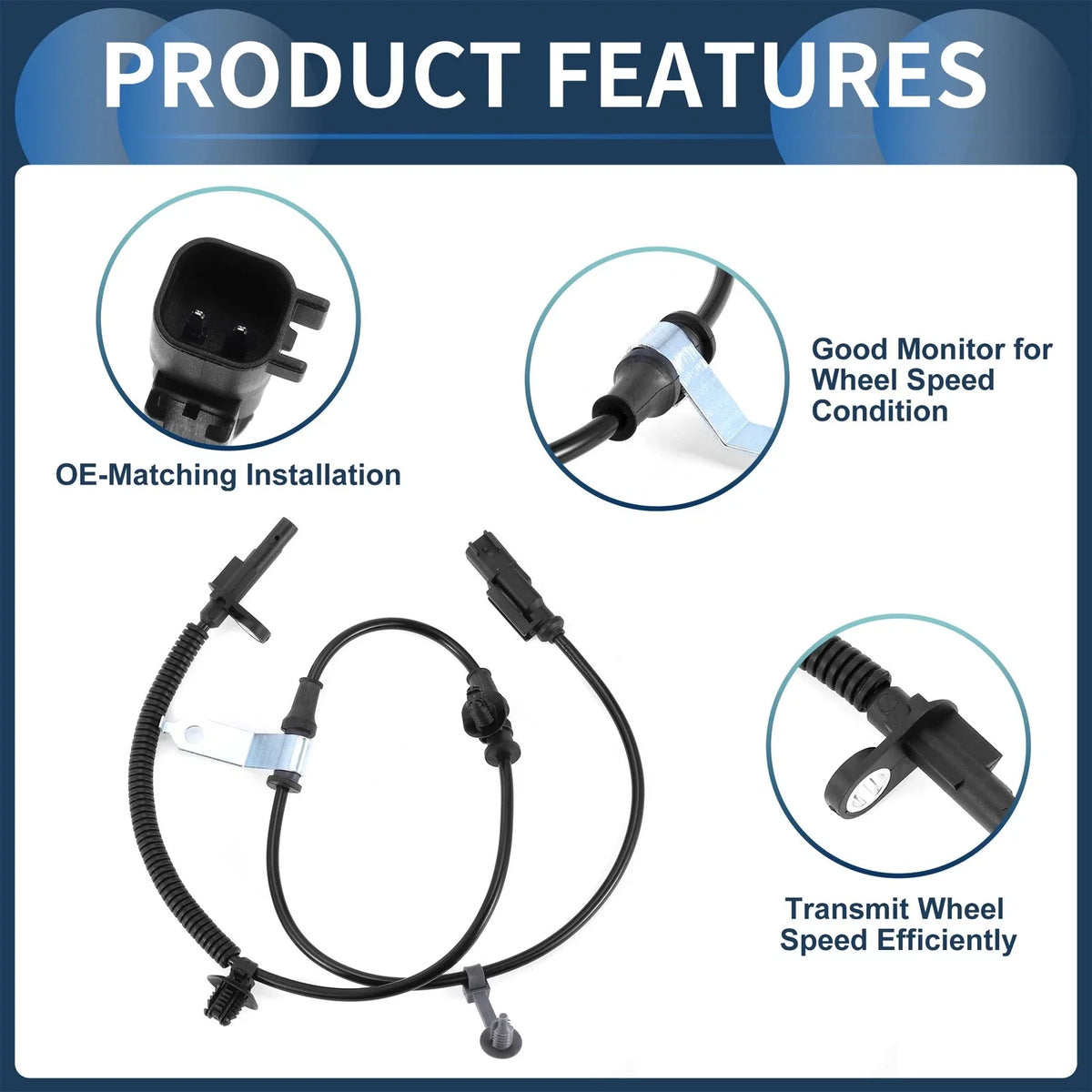 ABS Wheel Speed Sensor for Ford Mustang (2015–2019) FR3Z2C205A