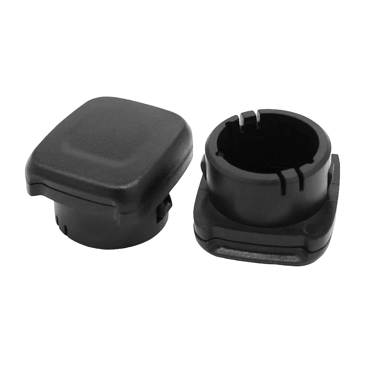 Pair Center Console Power Outlet Cap Black for GMC Sierra (2014–2016) 13580623, 84090238