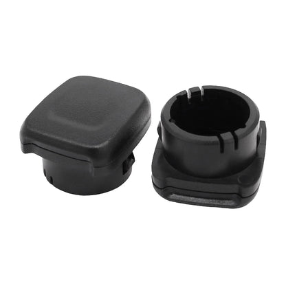 Pair Center Console Power Outlet Cap Black for GMC Sierra (2014–2016) 13580623, 84090238