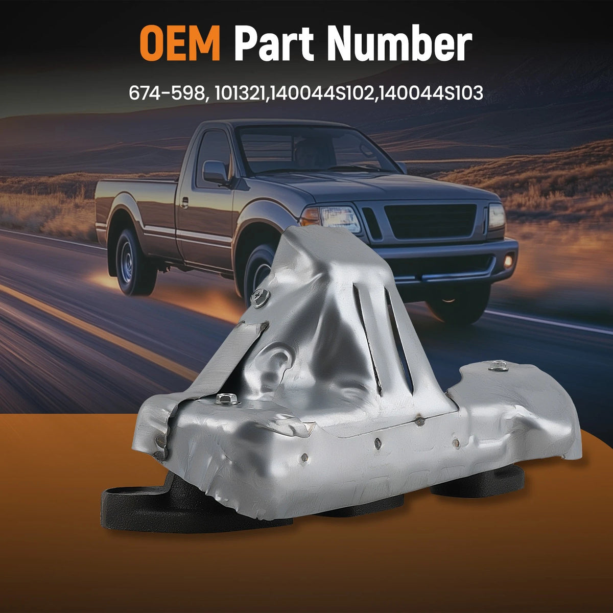 Exhaust Manifold Right for Nissan Frontier/Xterra V6 3.3L (1999–2004) XF4PVI