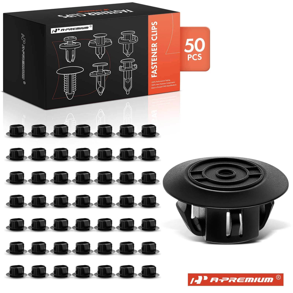 50Pcs Nylon Rocker Moulding Retainers Clips for Toyota RAV4 Venza (2013–2021) 9046722017, 25346