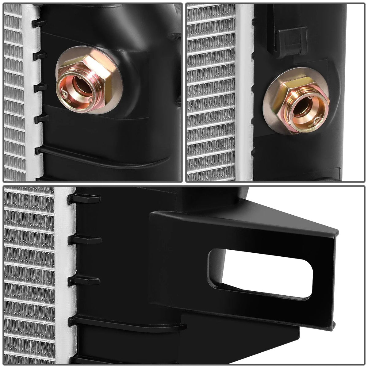 Turbo Aluminum Core Radiator DPI 2510 for Silverado Sierra 2500 3500 (2001–2005)