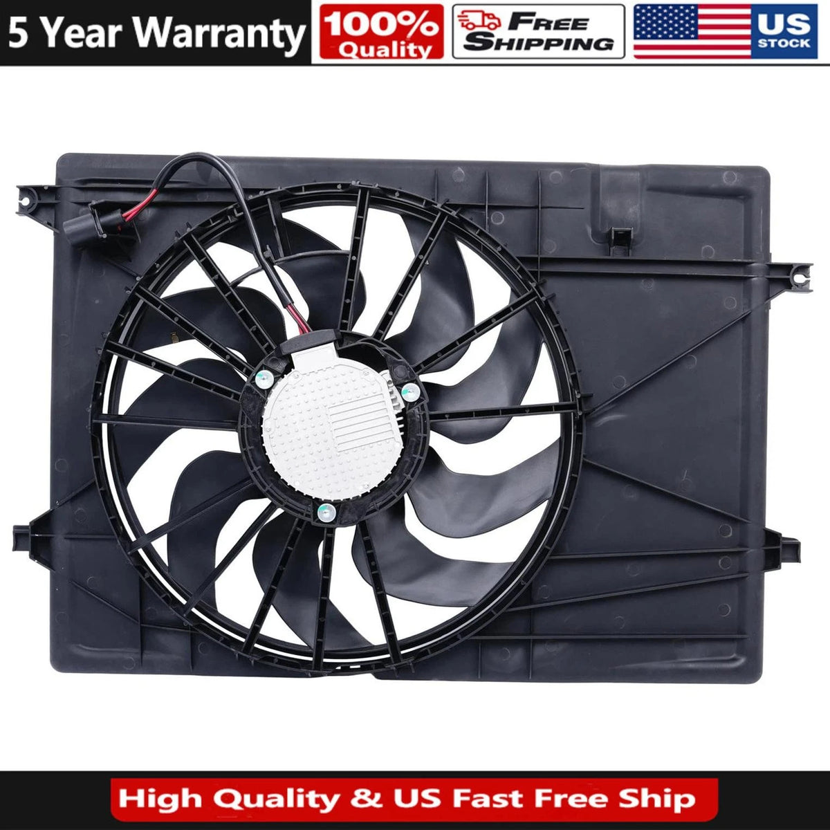 A/C Radiator Cooling Fan for Kia Telluride (2020–2023) 25380S9000, 625060