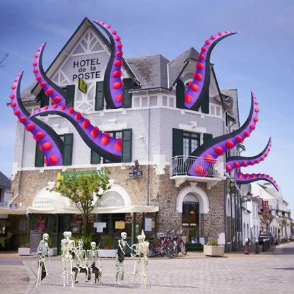 14 FT Halloween Inflatable Octopus Tentacles Outdoor Decoration