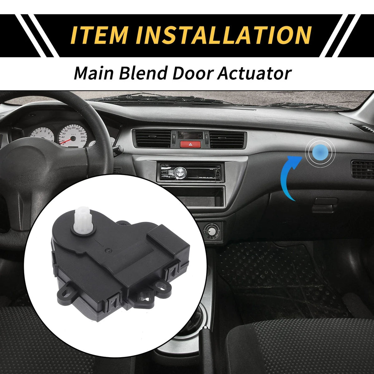 HVAC Air Door Actuator Heater Blend for Ford F-250 (2008–2009) No.604279