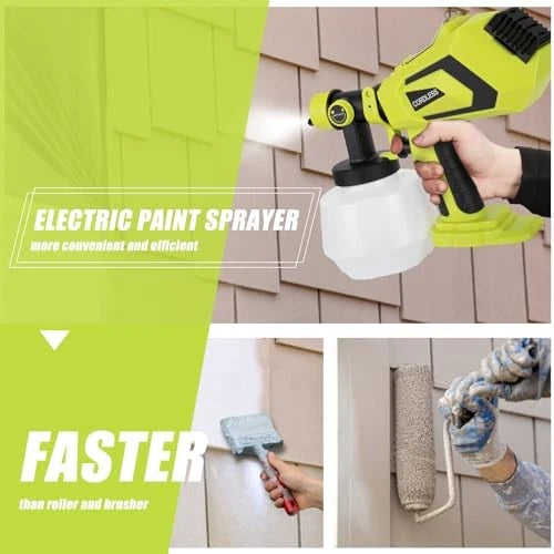 Cordless Paint Sprayer for Ryobi 18V Battery