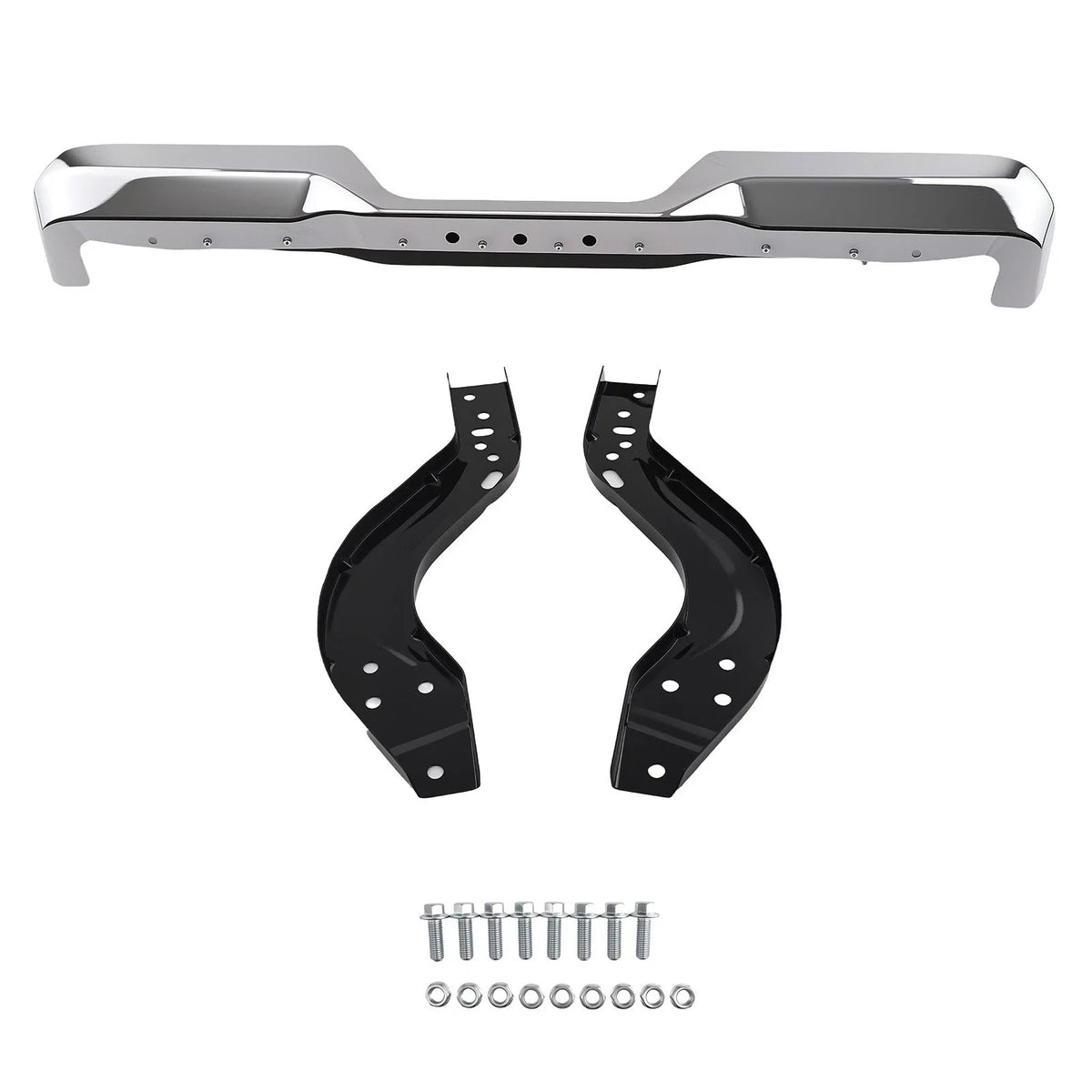 Chrome Rear Steel Bumper Kit for Toyota Pickup (1989–1995) TO1102221