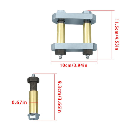 Set of 2 Heavy Duty Shackle Upgrade Kit for MORryde UO12-016