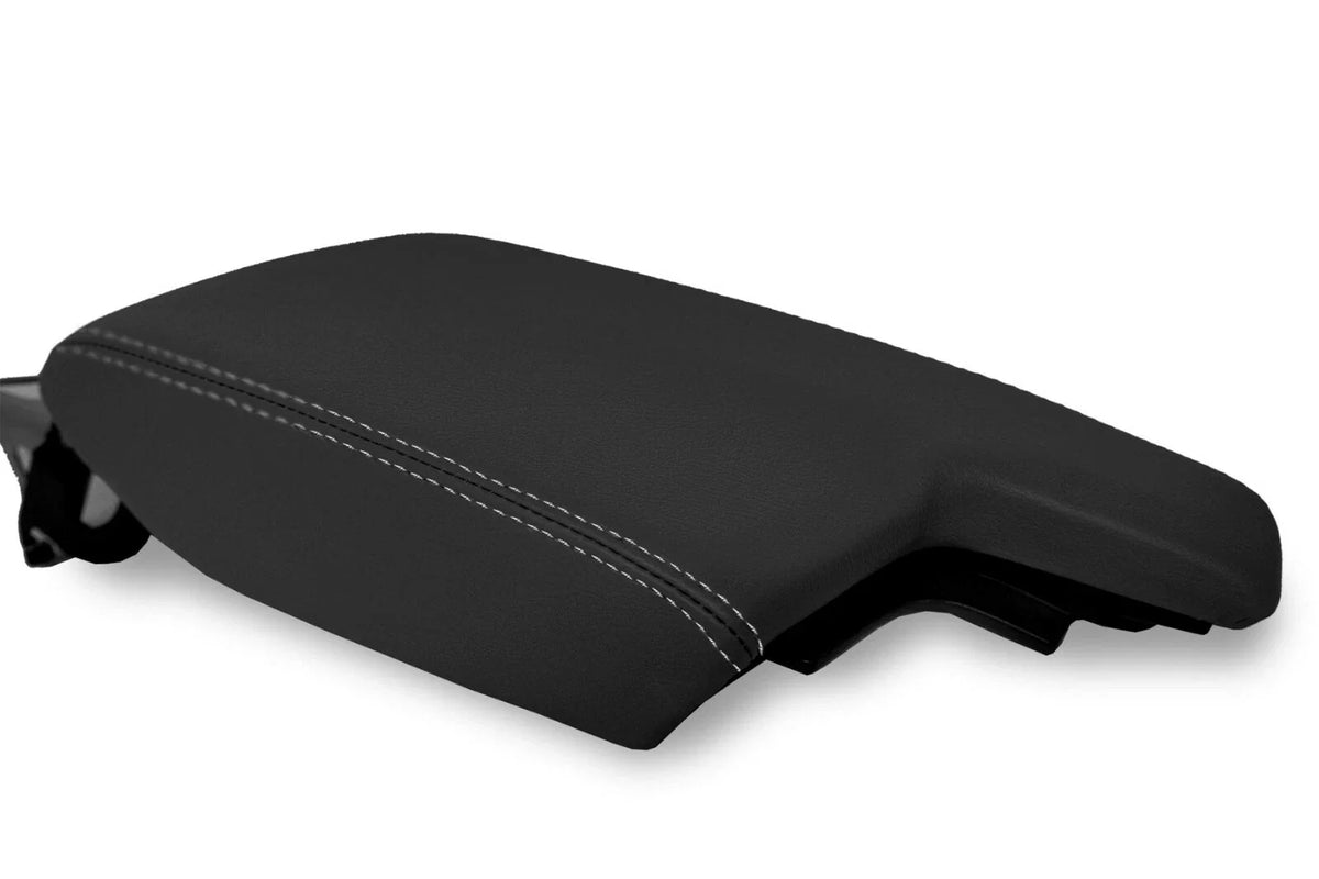 Leather Center Console Lid Armrest Cover for Subaru Crosstrek (2018–2020)
