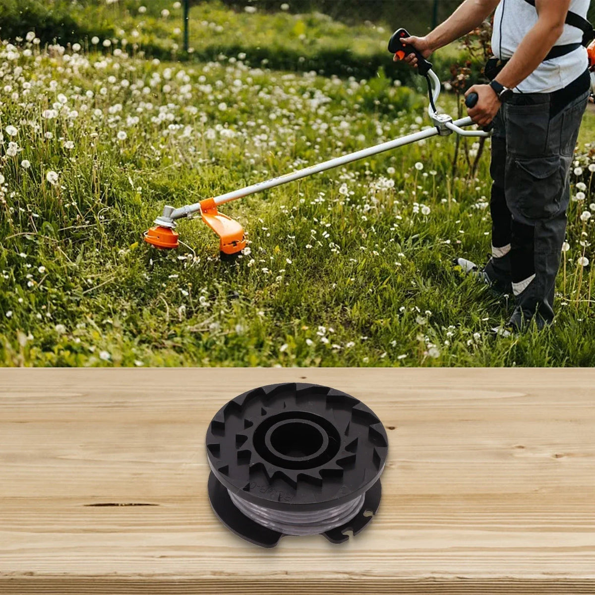 Line Spool for Grizzly Cordless Grass Trimmer ART 2420 (2010–2023)