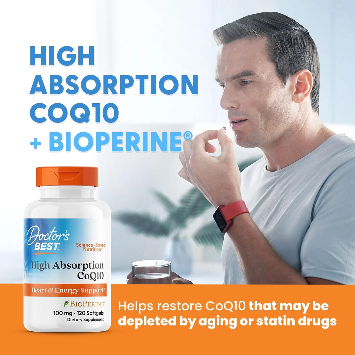 High Absorption CoQ10 for Doctor's Best (120 Count)