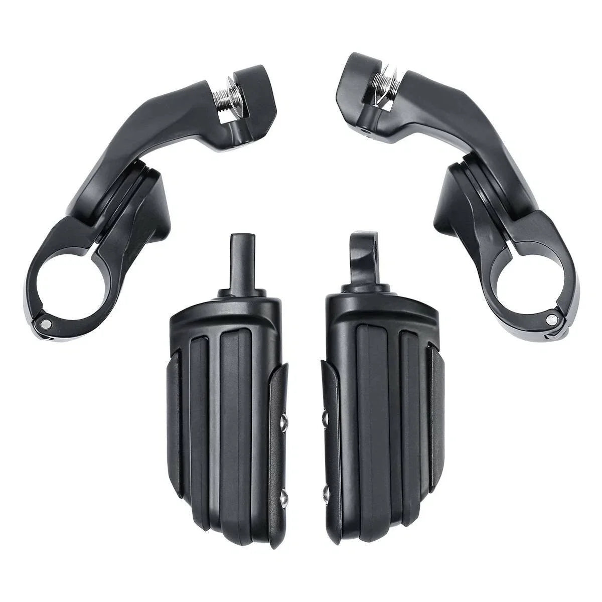 1-1/4" Highway Footpegs for Harley Sportster Matte Black