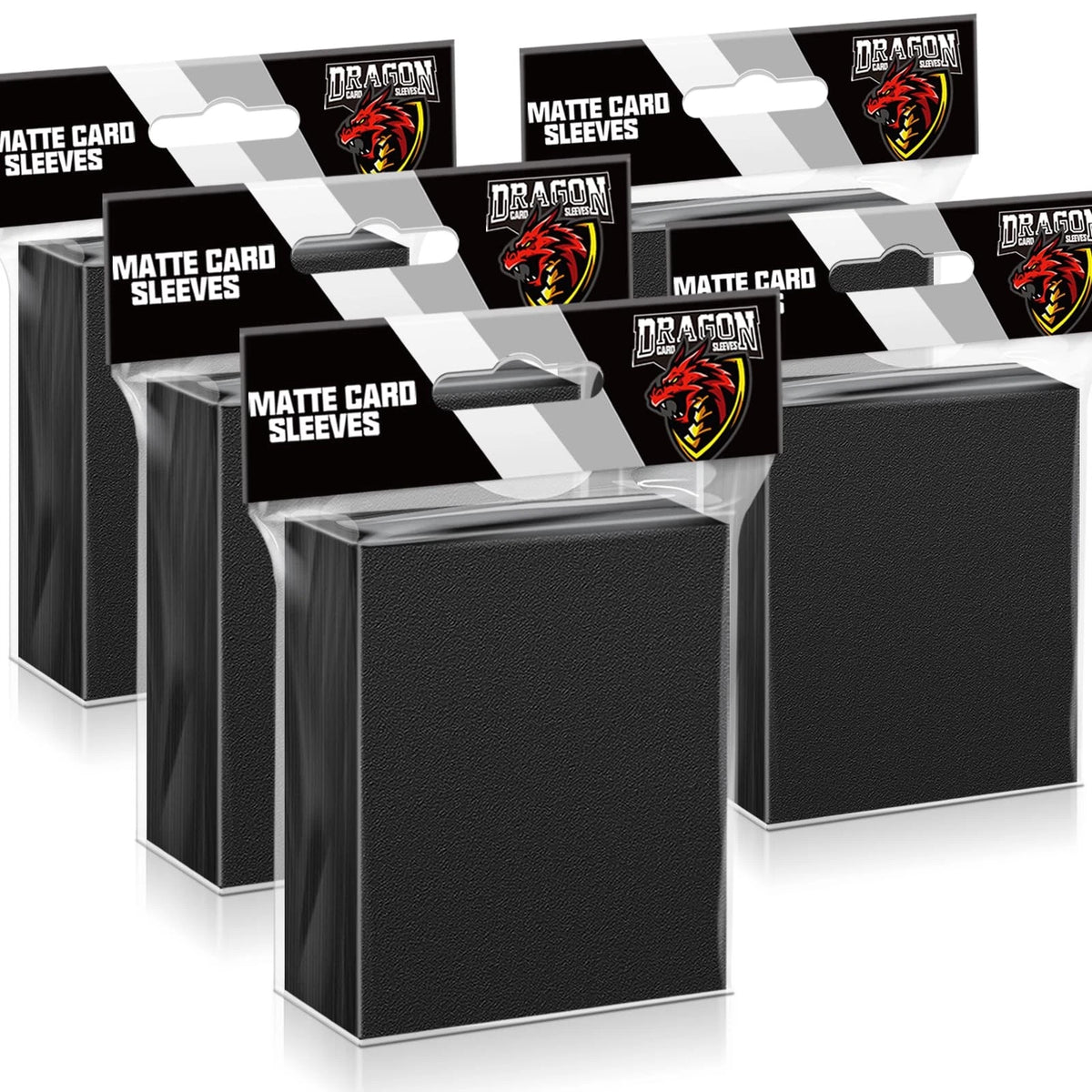 500 Pcs Black Card Sleeves Toploaders for Trading Card (No Part Numbers)