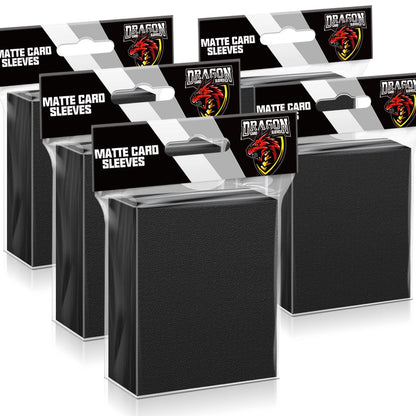 500 Pcs Black Card Sleeves Toploaders for Trading Card (No Part Numbers)