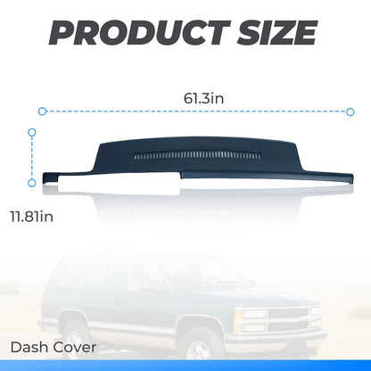 Dash Cover Cap Overlay for Chevy Silverado C/K 1500 (1988–1994) Dark Blue