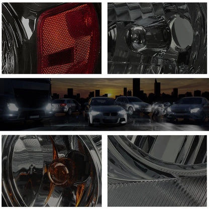 Smoked Headlight & Amber Corner Lamps for Ford F150 (2004–2008)