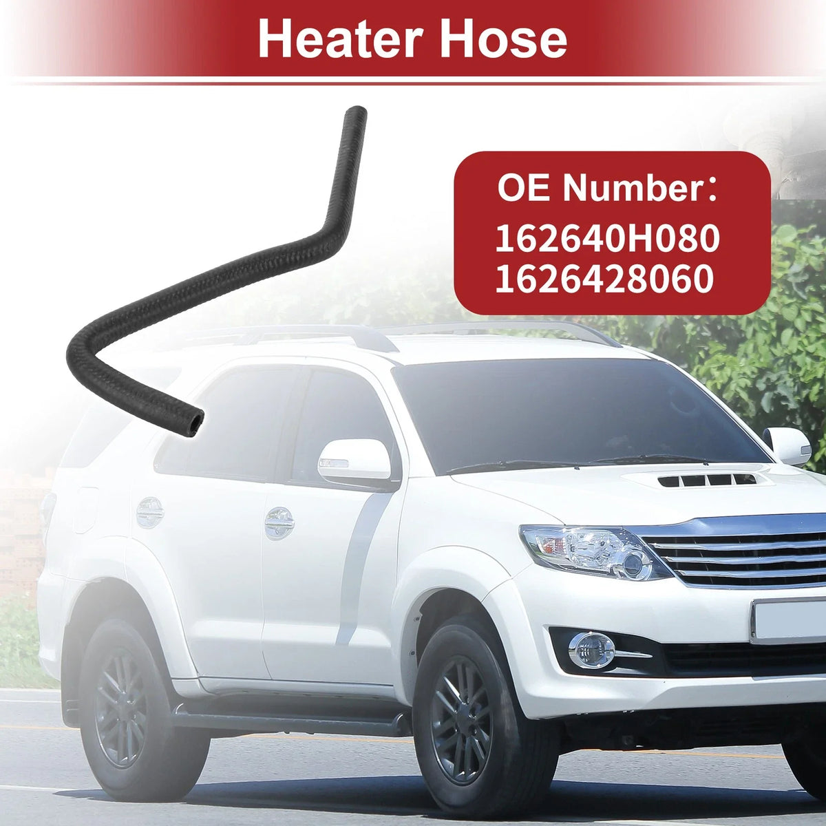 Lower Engine Coolant By-Pass Hose for Toyota Camry 2.4L (2002–2009) 1626428060