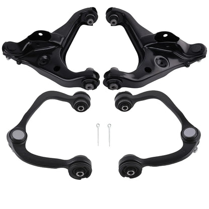 Set of 4 Front Lower Upper Control Arms for Ford F-150, Expedition, Lincoln Navigator (2009–2023)