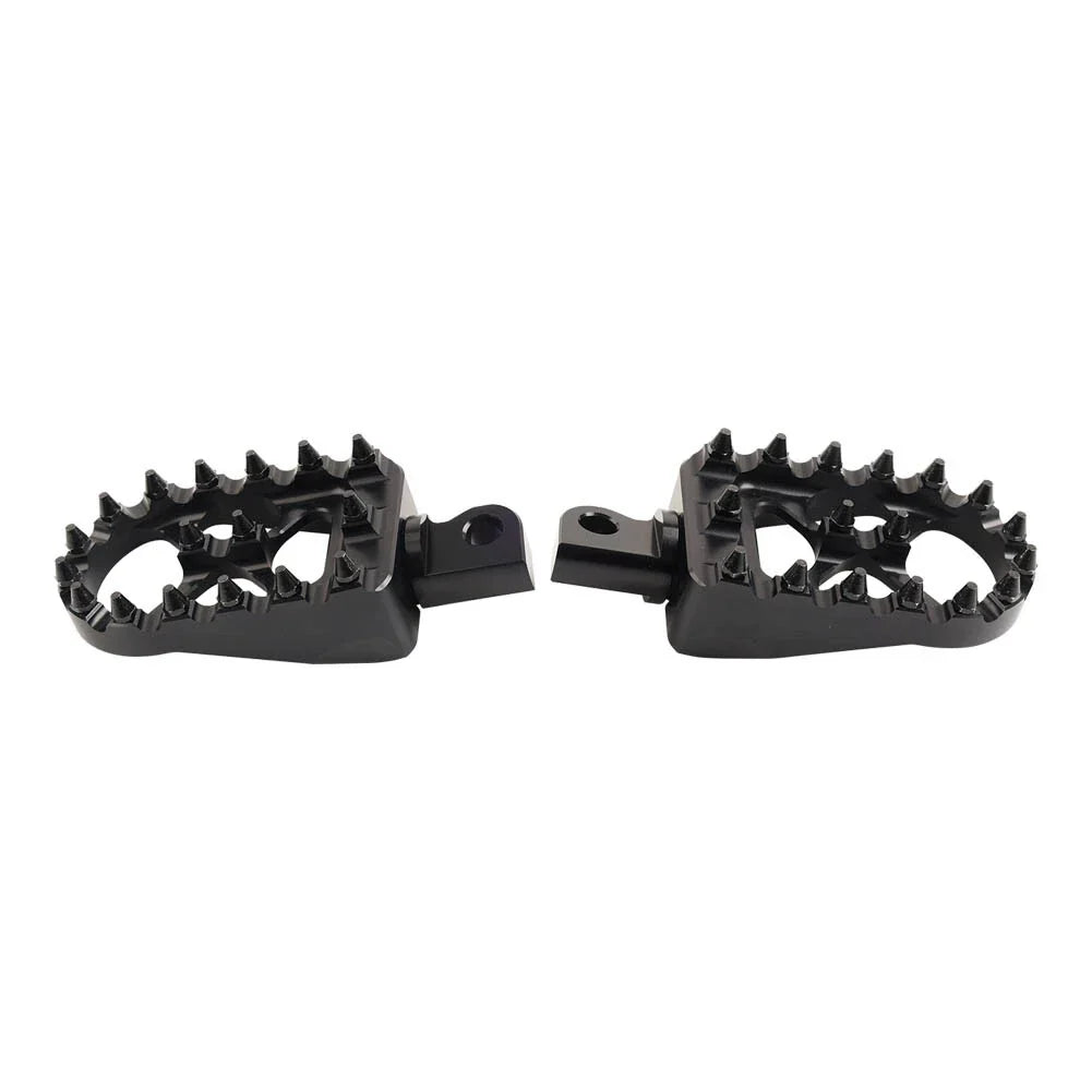 CNC Wide Fat Foot Pegs for Harley Dyna Sportster Fatboy