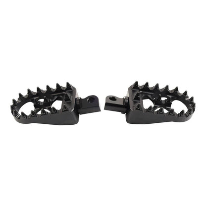 CNC Wide Fat Foot Pegs for Harley Dyna Sportster Fatboy