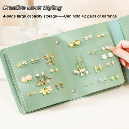 Earring Holder Organizer for Jewelry Storage (5.5 in x 6.3 in x 1.5 in)