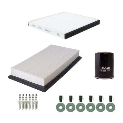 Tune Up Kit with NGK 6 Spark Plugs & Boots for Ford Edge Lincoln MKX (2007–2018)