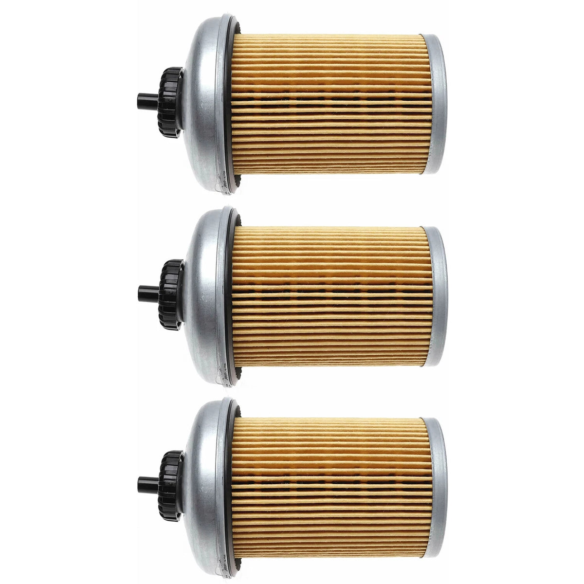 3X Diesel Fuel Filter TP1256 for Chevrolet GMC 6.5L Duramax (1992–2000)