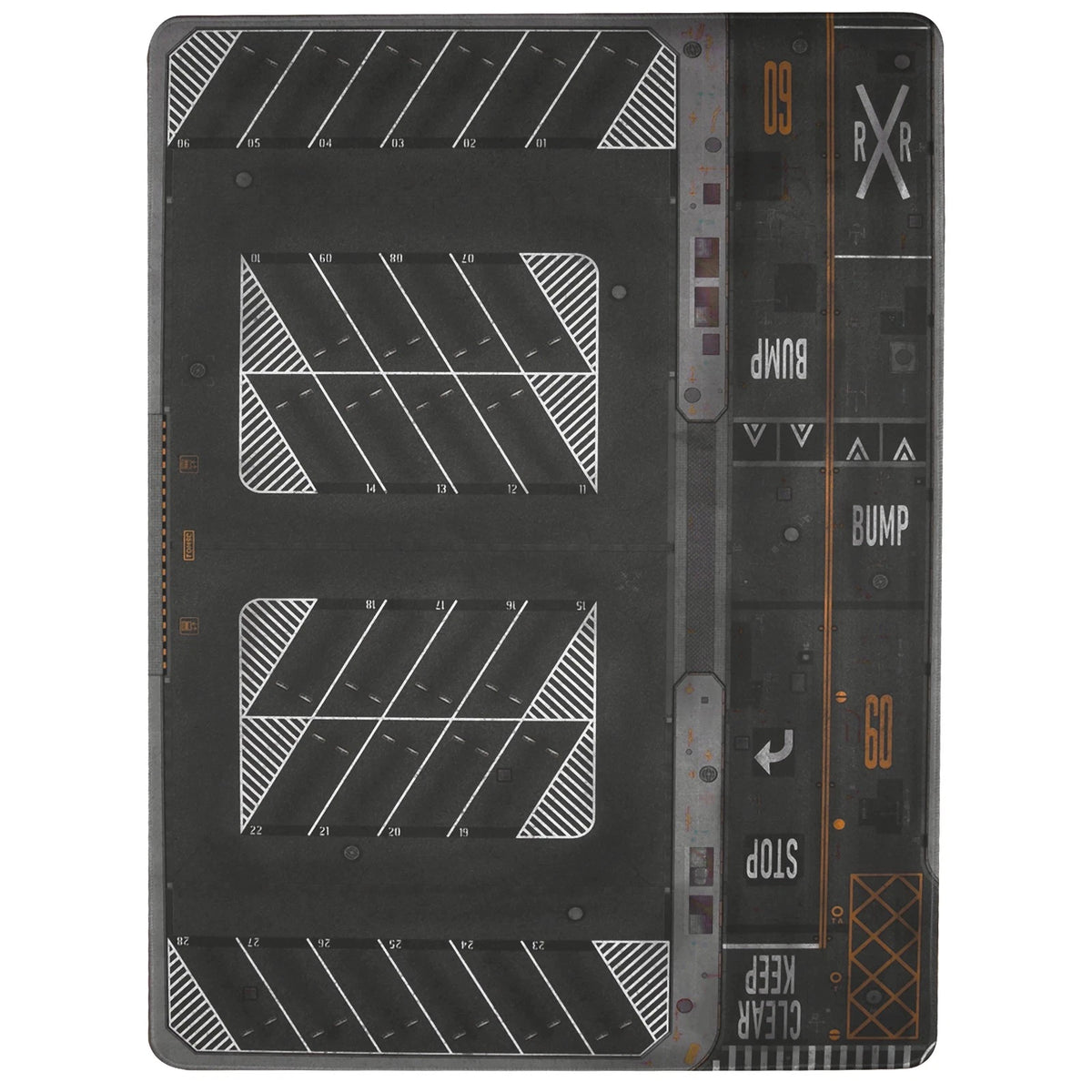 1/64 Parking Lot Diorama Car Park Mouse Pad for Hot Wheels Display