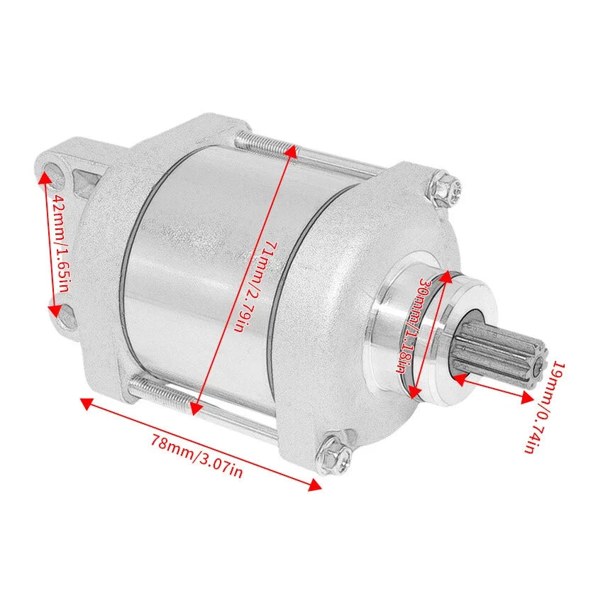 Starter Motor for Husqvarna FS450 FX450 FE450 FE501 FC450 (2017–2021)