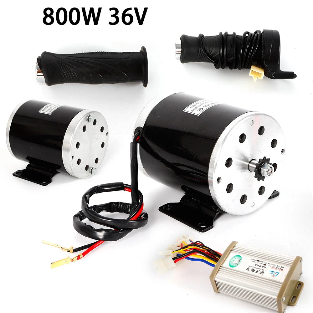 800W Electric Scooter Motor Kit with Control Box and Throttle (36V)