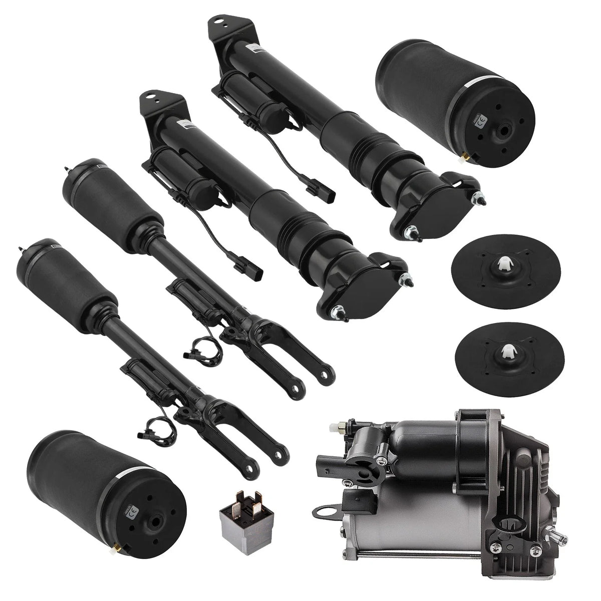 Air Suspension Compressor Air Spring Bag Set for Mercedes GL ML320 (2007–2012)