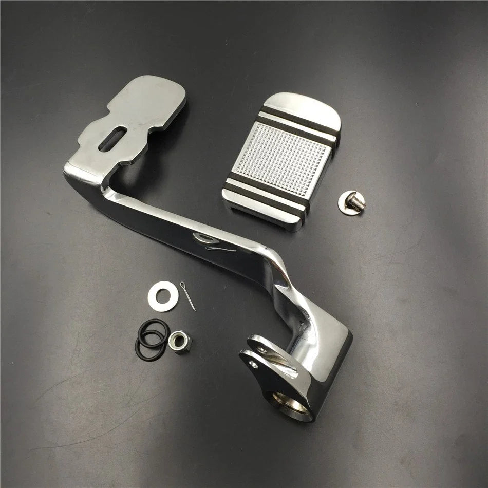 Chrome Airflow Rear Brake Pedal Foot Lever with Foot Peg for Touring (2014–Present)