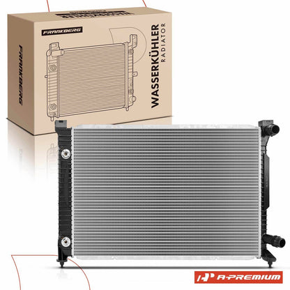 Radiator w/ Transmission Oil Cooler for Audi A6 Quattro S6 (2000–2004) 4B3.121.251, 4B3.121.251D, 4B3121200, 60424