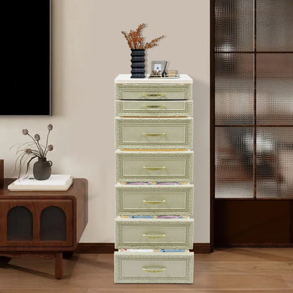 7 Drawer Dresser for Bedroom Tall Chest of Drawers Clothes Organizer
