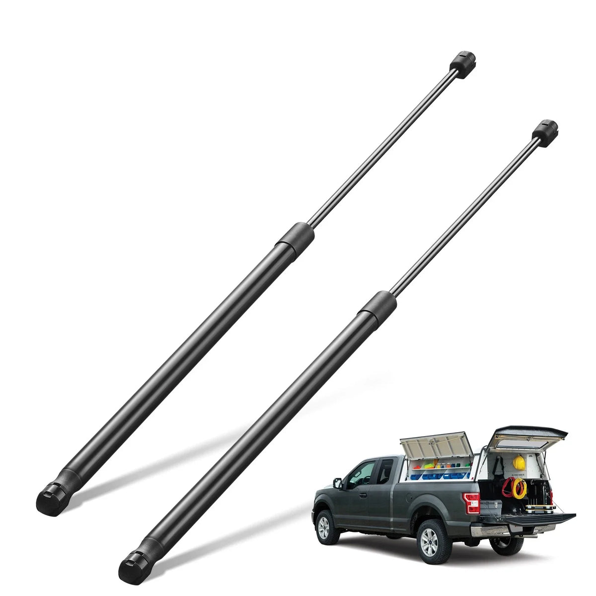 Gas Strut for Leer Camper Shell Truck Topper 26" 49LB (220N) (2011–2021)