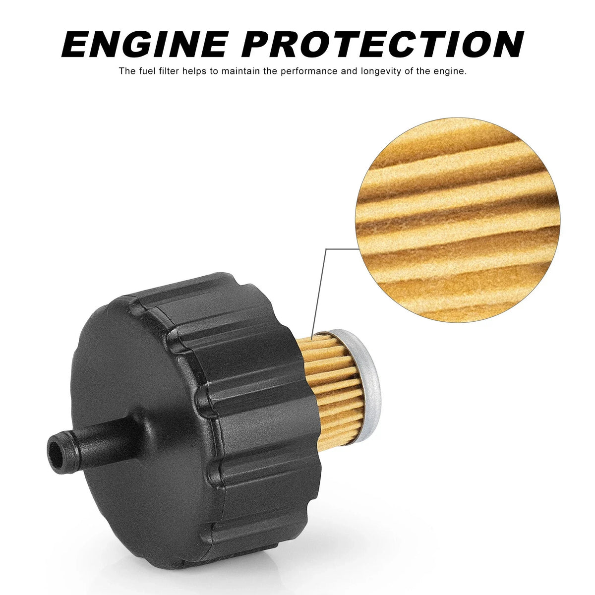 Fuel Filter & Gasket for Yamaha G2 G5 G8 G9 G11 G21 (1985–2004) 8R4-24560-00-00