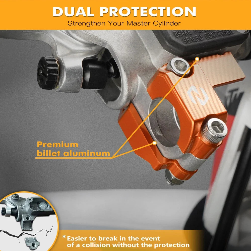 CNC Clutch Master Cylinder Protector for KTM 250 350 450 SXF 500 EXC-F (2013–2023)